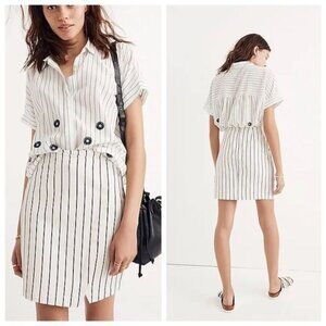 Madewell Wrap Mini Skirt Beige Size 4